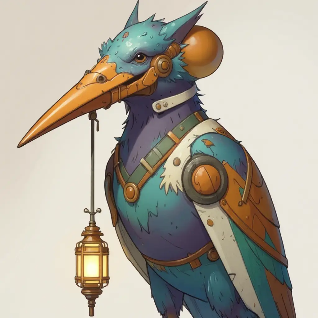 Lamp Crow